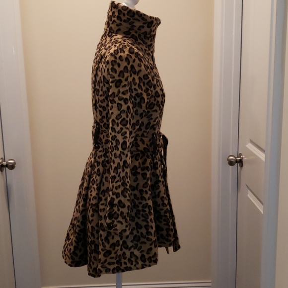 Madden Girl Junior's Drama Skirted Coat Gray Size Large main image 0